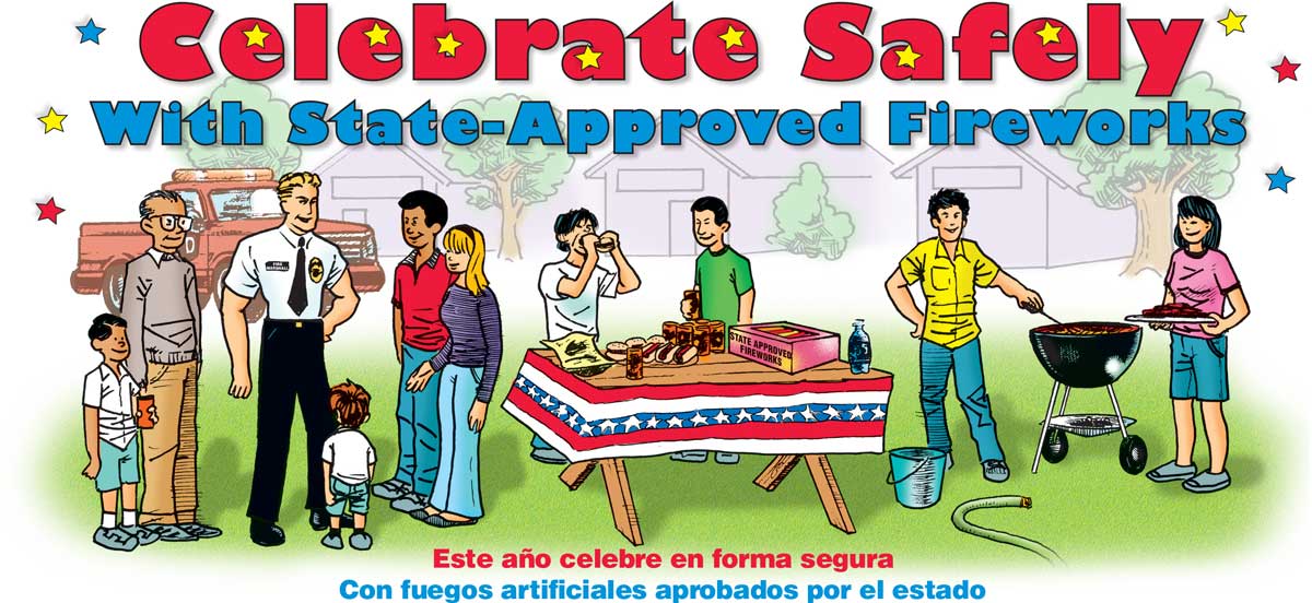 celebrate safely with state-approved fireworks